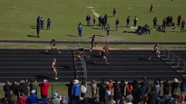 Girls 100 Hurdles section 5