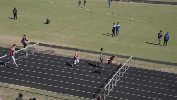 Boys 110 Hurdles section 4