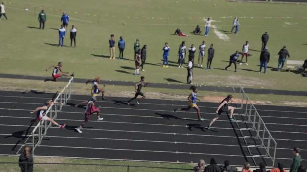 Boys 110 Hurdles section 5