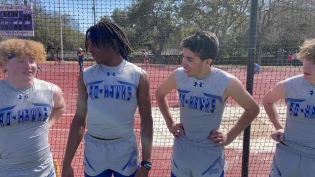 Randolph Boys Win 4x100