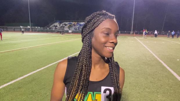 WM's Fr. Aaliyah O'Brien wins 300H heat!