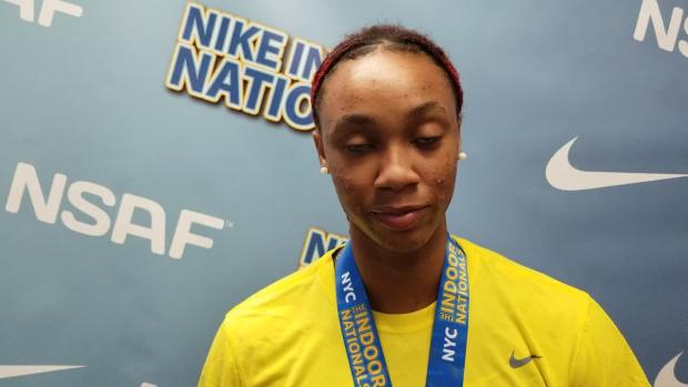 Zaya Akins 400m Winner Interview