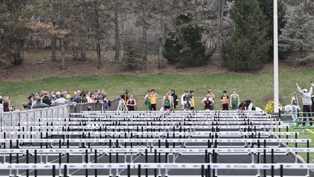 Girls 100 Hurdles Finals Section 1