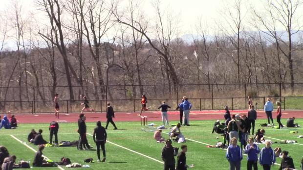 Girls 300 Hurdles Finals Section 1
