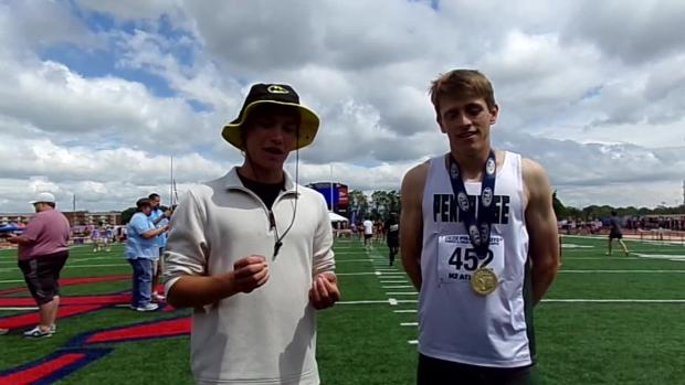 3A Boys 100M Dash Gold goes to Joey Gant