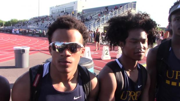 Talking with UPrep 4x100 Relay
