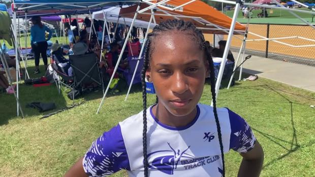 RADL TC’s Charve Gibson wins heat in 200m!