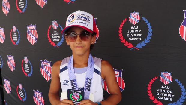 Audriana Carr Wins 1st Triathlon Ever