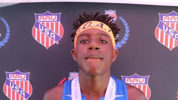 Jamarin Simmons Jumps 19-8.75 For Gold
