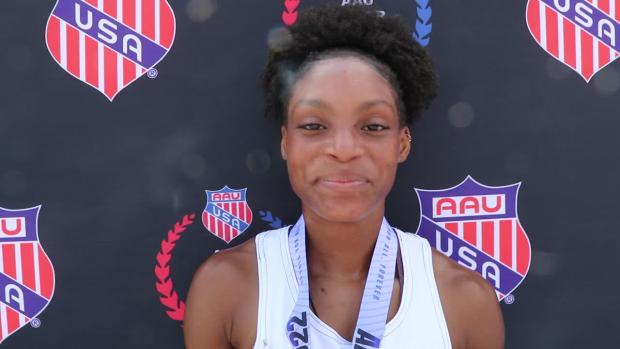 Lauren Lewis Holds Onto Silver In AAU 200m