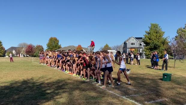 Start of the boys race. 