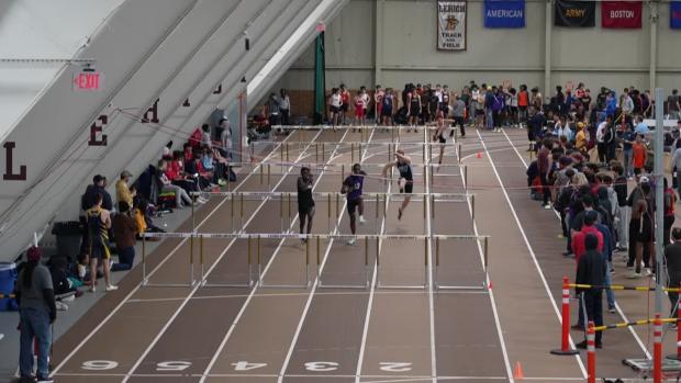 Division 1 Boys 60 Hurdles Prelims Heat 5