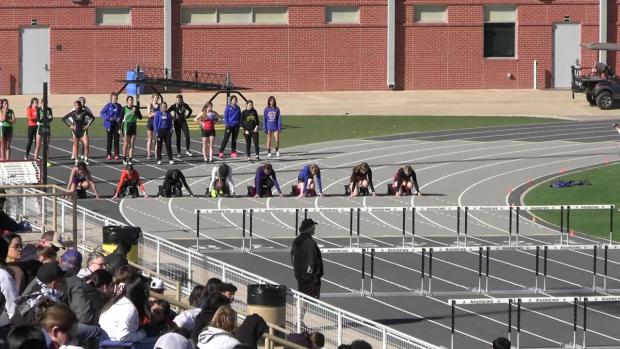 JV Girls 100 Hurdles Finals Section 1