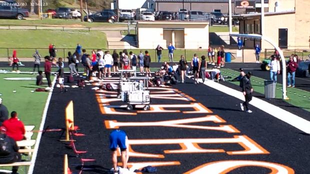 Girls 300 Hurdles Finals Section 1