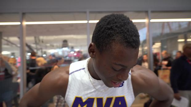 Issam Asinga Runs 6.57 To Tie Natl. HS Record