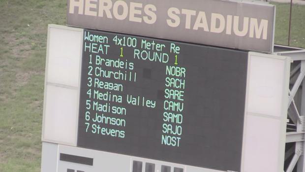 Girls 4x100 Relay Finals Section 1