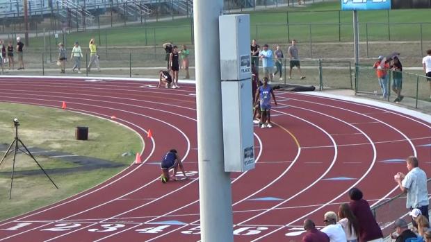 Girls 4x100 Finals Section 1