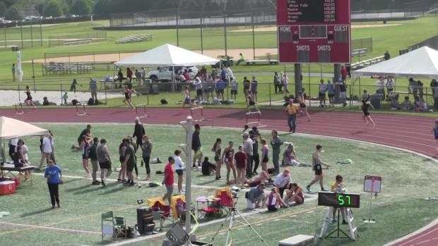 Girls 400 Hurdles Finals Section 6 - Shore Conference Championsh