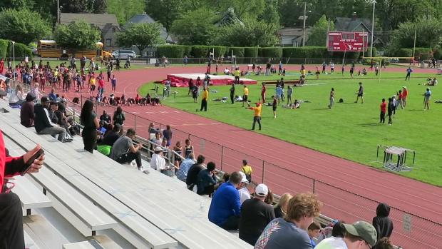 Girls 100 Prelims Heat 1 - Union County