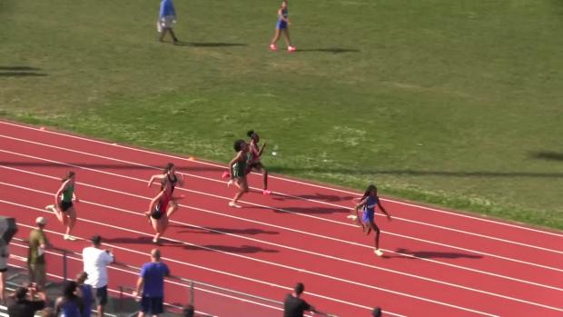 Group 3 Girls 100 Prelims Heat 6