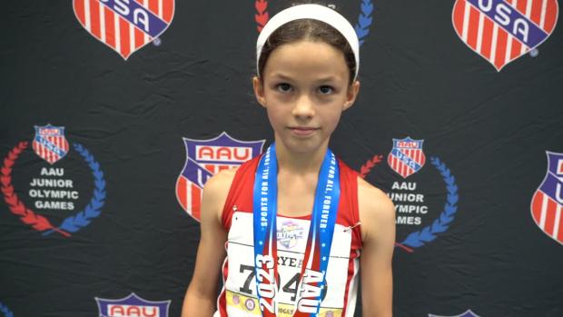 Edith Puryear Finishes Strong In 1,500m To Win Gold