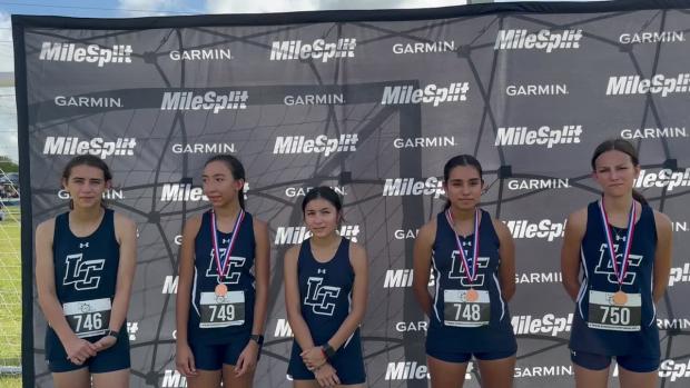 Rosenberg Lamar JV Girls post race 