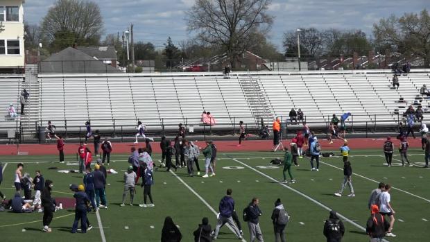 Varsity Boys 300 Hurdles Finals Section 4