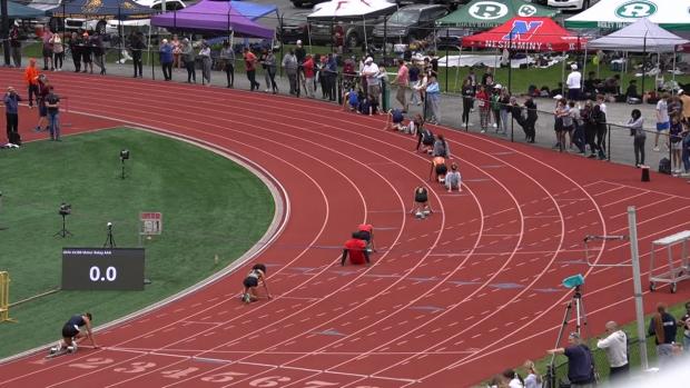 3A Girls 4x100 Relay Prelims Heat 4