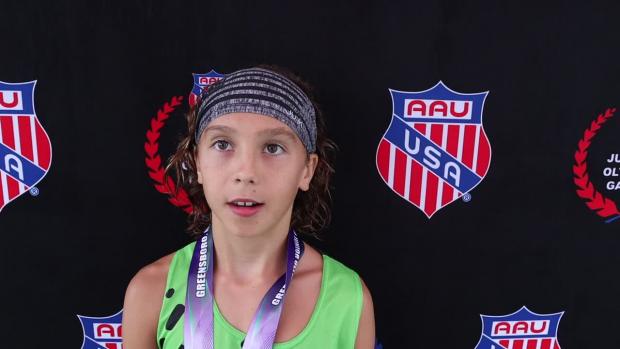 RJ Destremps Breaks 11yo Boys 3,000M Record | AAU Junior Olympic Games