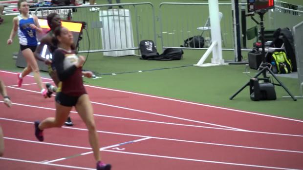 Girls 60 Hurdles Heat 1