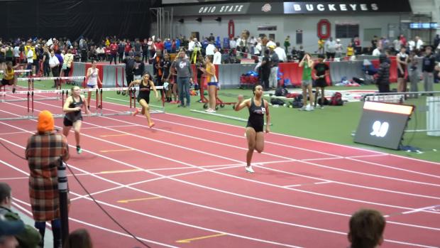 Girls 60 Hurdles Heat 3