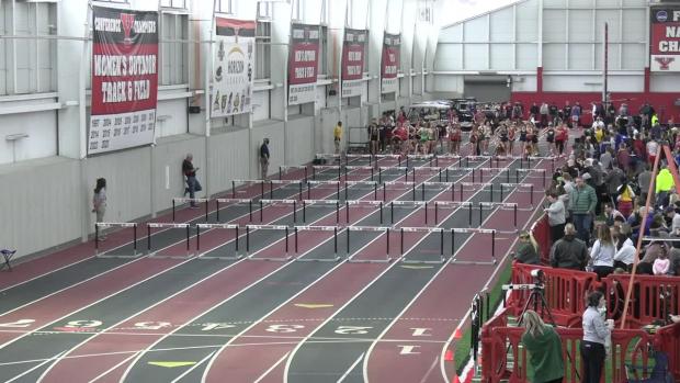 Girls 60 Hurdles Prelims Heat 1