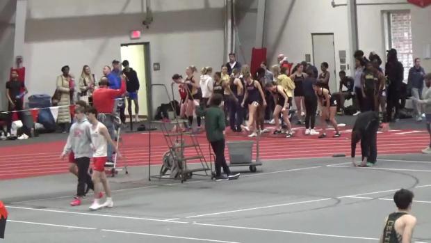 Girls 55 Hurdles Prelims Heat 1