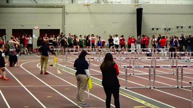 Girls 55 Hurdles Heat 2