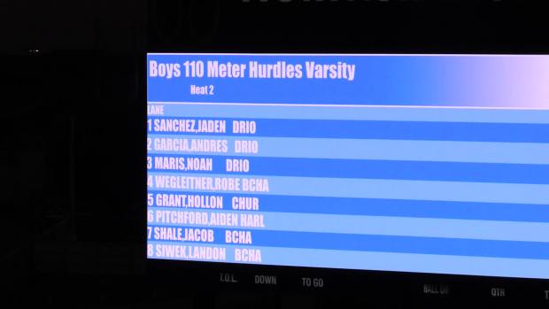 Boys 110m Hurdles Finals Section 2