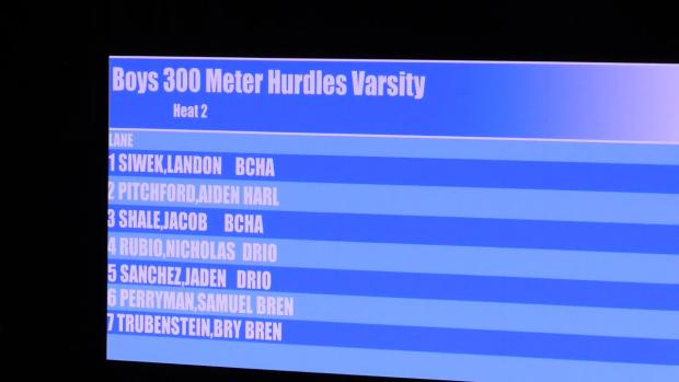 Boys 300m Hurdles Finals Section 2