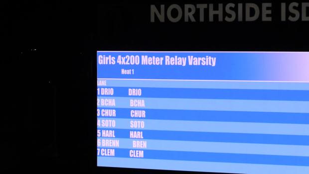 Girls 4x200 Relay Finals Section 1