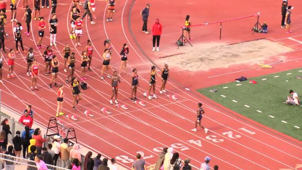 JV Girls 100 Hurdles Finals Section 3