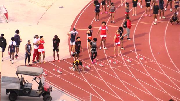 Boys 110 Hurdles Finals Section 1