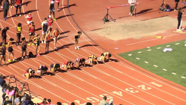 Girls 100 Finals Section 2