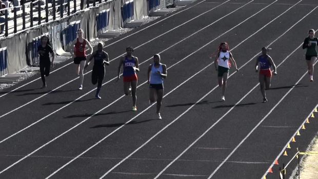 Varsity Girls 100 Prelims Heat 2