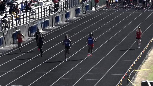 Varsity Girls 100 Prelims Heat 3