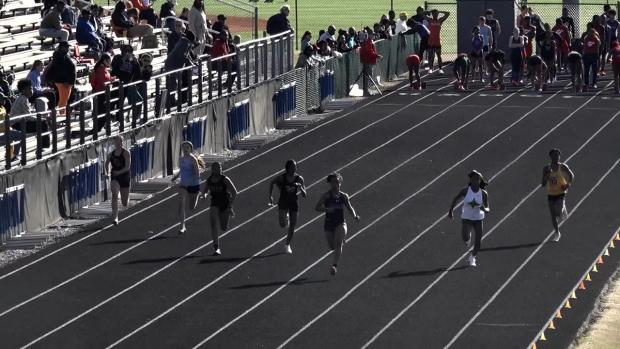 Varsity Girls 100 Prelims Heat 4