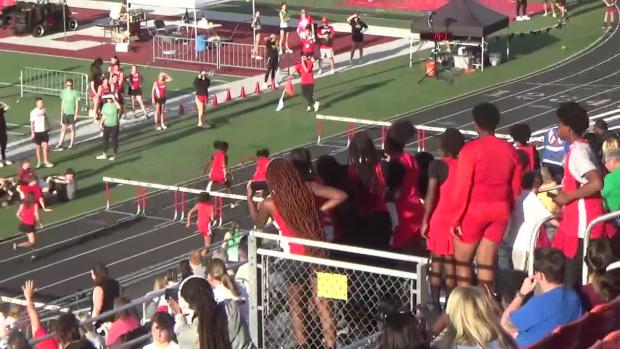 Girls 100 Hurdles Heat 3