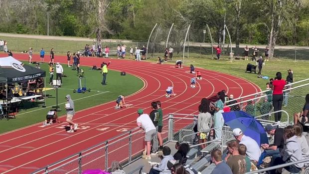 Girls 4x100 Relay Finals Section 1