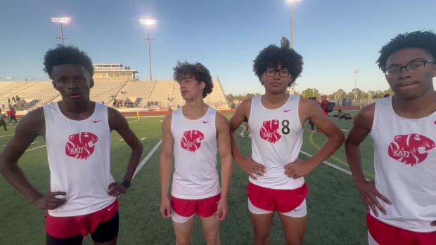 Katy Boys Place 3rd in 4X400 Meter Relay