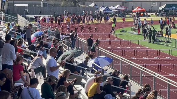 Girls 100 Hurdles Finals Section 4