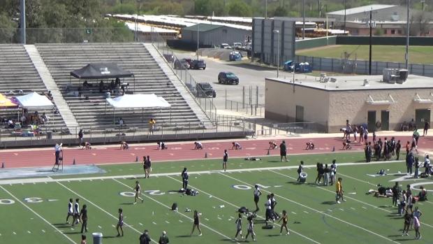 Girls 300 Hurdles Finals Section 3