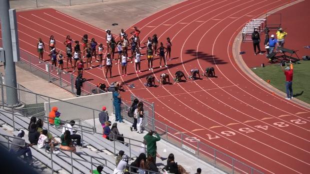 Girls 100 Finals Section 3