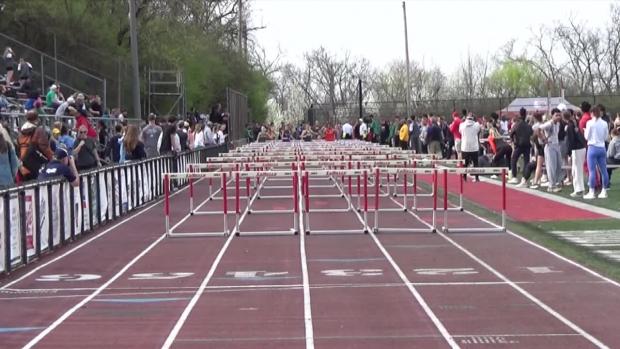 Girls 100 Hurdles Finals Section 2